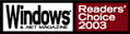 Windows&.Net Magazine: Readers Choice 2003